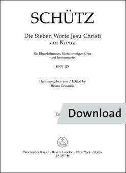 Die sieben Worte Jesu Christi am Kreuz SWV 478 Download