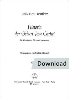 Historia der Geburt Jesu Christi SWV 435 Download