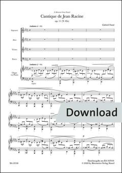 Cantique de Jean Racine op. 11 N 42a Download