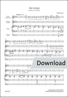 Ave verum op. 65/1 N 123 Download
