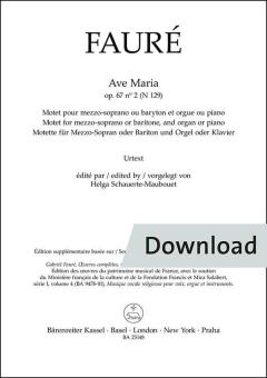 Ave Maria op. 67/2 N 129 Download