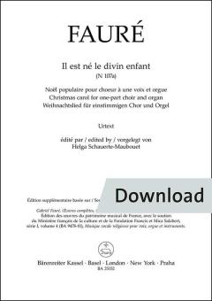 Il est né le divin enfant N 107a Download