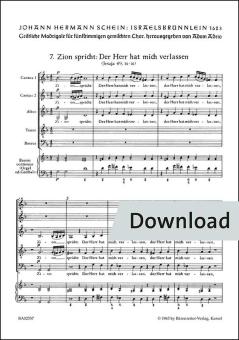 Zion spricht: Der Herr hat mich verlassen Nr. 7 Download