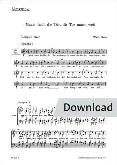 Macht hoch die Tür Download