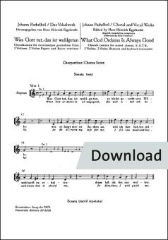 Was Gott tut, das ist wohlgetan Download