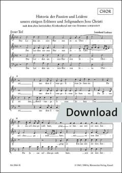 Historia der Passion und des Leidens Download