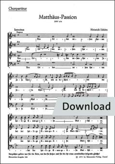 Matthäus-Passion SWV 479 Download