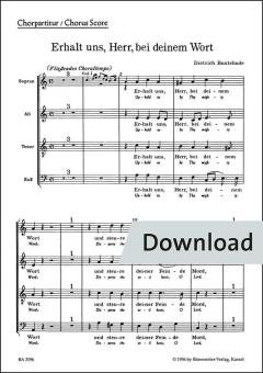 Erhalt uns Herr, bei deinem Wort BuxWV 10 Download