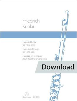 Fantasie für Flöte solo Download