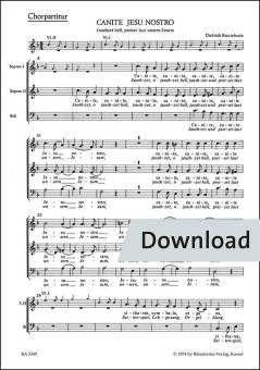 Canite Jesu nostro BuxWV 11 Download