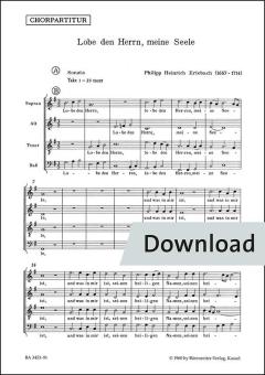 Lobe den Herrn, meine Seele Download