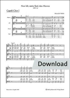 Nun lob, mein Seel, den Herren SWV 41 Download