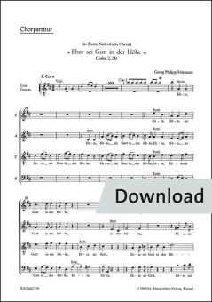 Ehre sei Gott in der Höhe Download