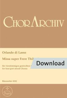 Missa super Frere Thibault Download