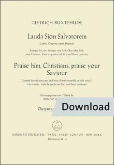 Lobet, Christen, euren Heiland BuxWV 68 Download