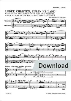 Lobet, Christen, euren Heiland BuxWV 68 Download