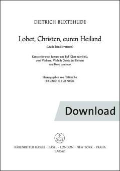 Lobet, Christen, euren Heiland BuxWV 68 Download