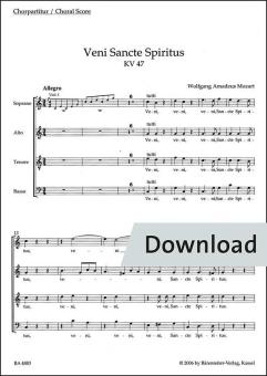 Veni Sancte Spiritus KV 47 Download