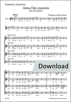 Alma Dei creatoris KV 277 (272a) Download