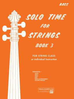 Solo Time for Strings Book 3 