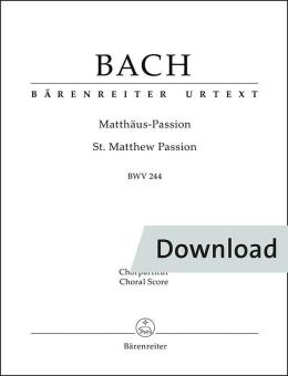 Matthäus-Passion BWV 244 Download
