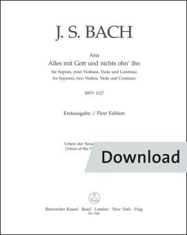 Alles mit Gott und nichts ohn' ihn BWV 1127 Download