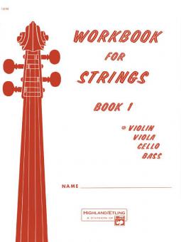 Workbook for Strings Book 1 