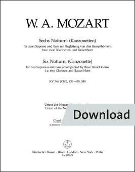 6 Notturni (Kanzonetten) Download