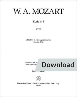 Kyrie F-Dur KV 33 Download