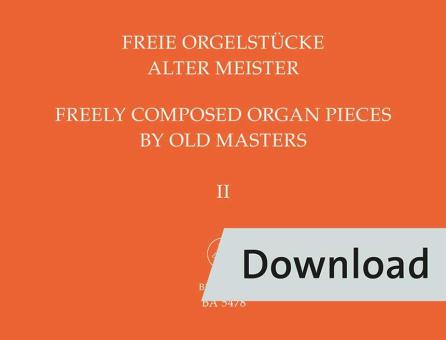Freie Orgelstücke alter Meister 2 Download