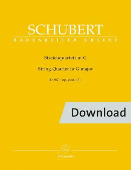 Streichquartett G-Dur op. post. 161 D 887 Download
