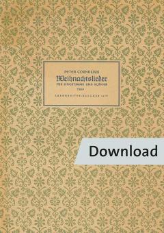 Weihnachtslieder op. 8 