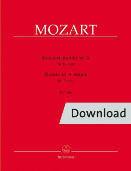 Konzert-Rondo in A für Klavier Download