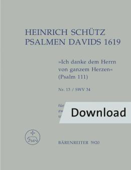 Ich danke dem Herrn von ganzem Herzen Download