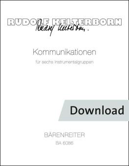 Kommunikationen für sechs Instrumentalgruppen 