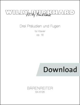 3 Präludien und Fugen op. 16 