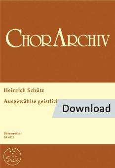 Ausgewählte geistliche Chorsätze Download