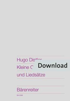 Kleine Choralmotetten und Liedsätze Download