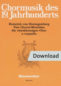 4 Choralmotetten Download