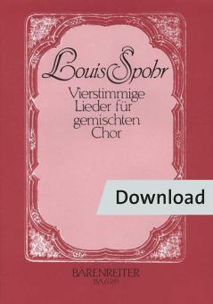 Vierstimmige Lieder für gemischten Chor Download