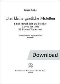 3 kleine geistliche Motetten 