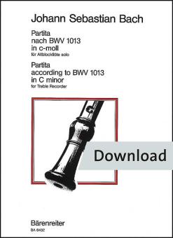 Partita in c-Moll BWV 1013 Download