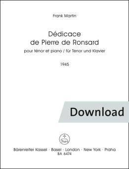 Dedicace de Pierre de Ronsard Download