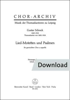 Lied-Motetten und Psalmen 