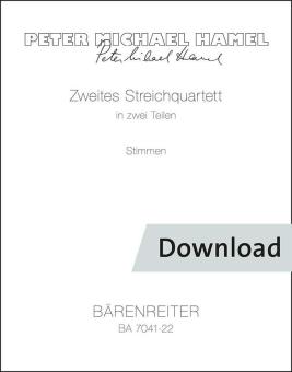 Zweites Streichquartett in zwei Teilen 