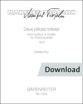 Deux pièces brèves pour quatuor a... Cordes 