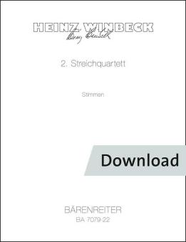 Zweites Streichquartett 'Tempi notturni' 