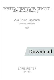 Aus Claras Tagebuch Download