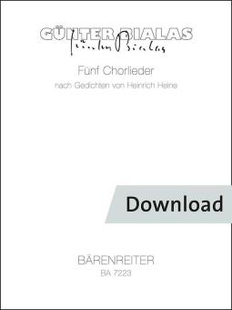 5 Lieder nach Gedichten von Heinrich Heine Download