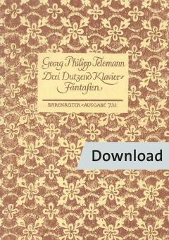 3 Dutzend Klavierfantasien TWV 33:1-36 Download